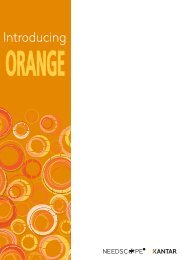 NeedScope introduces Orange