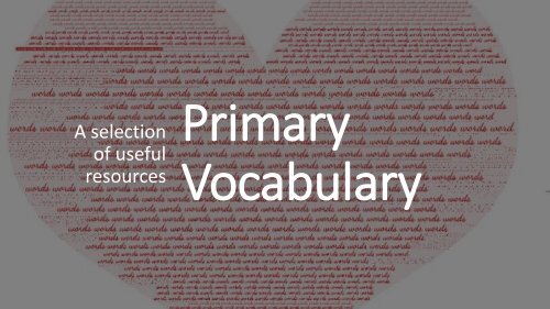 Primary - Vocabulary Magazine 2021