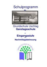 Ganztagsschule - Grundschule Uschlag