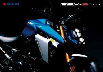 Suzuki GSX-S1000 Modellprospekt
