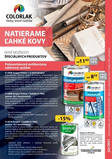 Natierame ľahké kovy