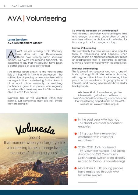 Aberdeenshire Voluntary Action News - May 2021