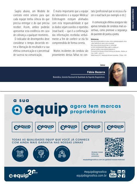 Revista Newslab Edição 165