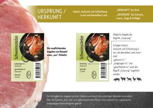 Fleischguide - tullnerfelder Schwein