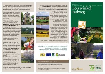 Touren-Flyer zum Download - Naturpark Augsburg Westliche ...