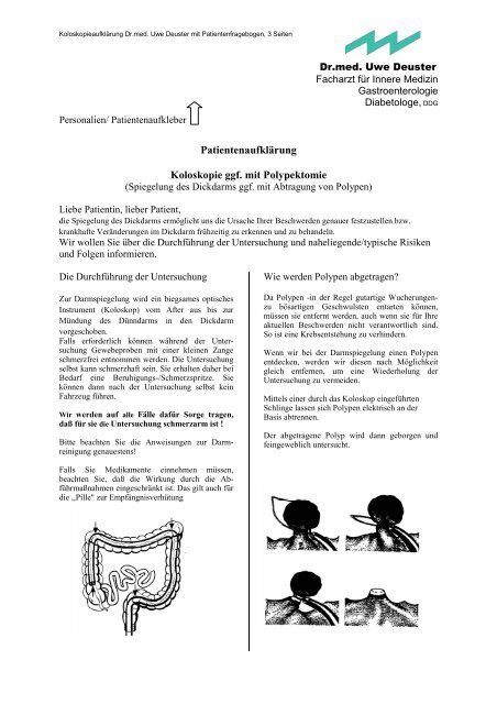 Aufklärung Darmspiegelung.pdf - Staufenbergzentrum
