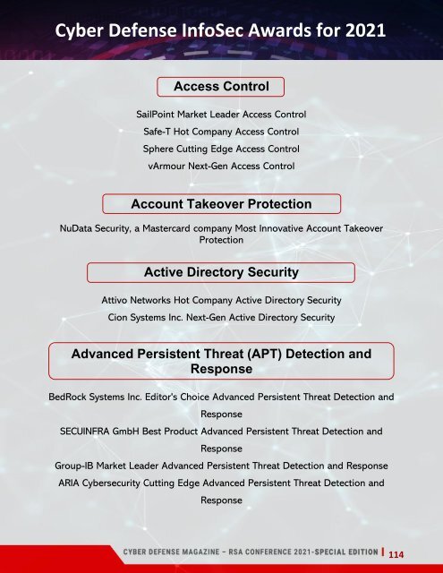 Cyber Defense Magazine Special Annual Edition for RSA Conference 2021