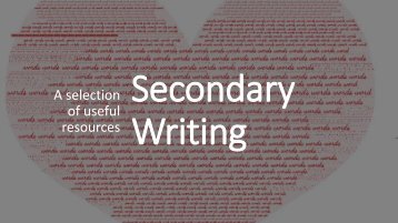 Secondary  - Writing Magazine 2021