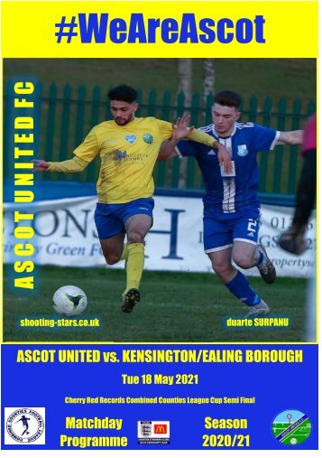 Ascot v Kensington and Ealing Boro 180521