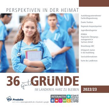 36 gute Gründe im Landkreis Harz zu bleiben 2022/23