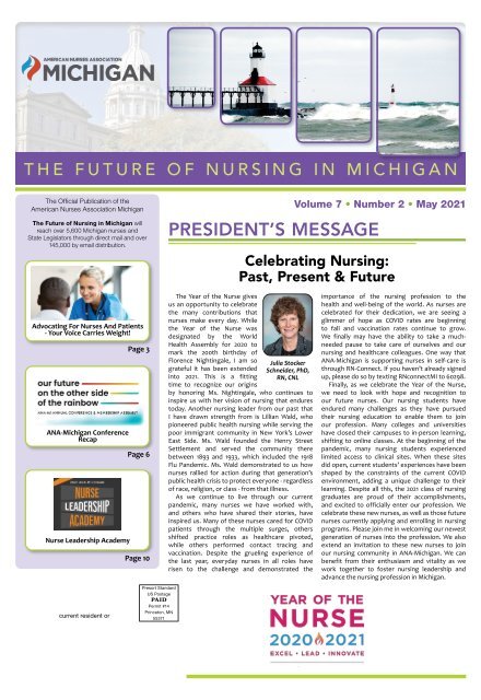 Future of Nursing in Michigan - May 2021