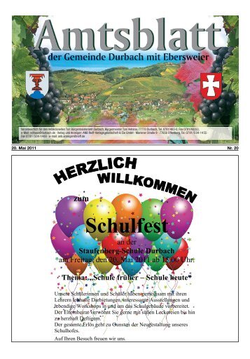 Brunnenfest in Ebersweier 01.und 02.Juni 2011 - Durbach