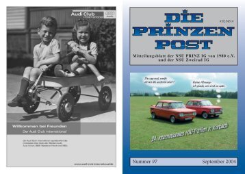 Nummer 97 September 2004 - NSU Prinz IG v. 1980 e.V.