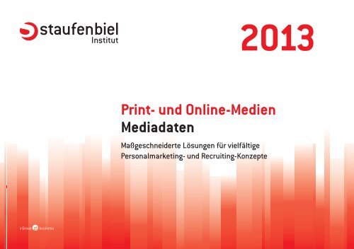 Print- und Online-Medien Mediadaten - Staufenbiel.de