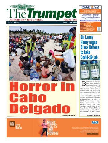 The Trumpet Newspaper Issue 542 (April 7 - 20 2021)