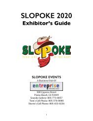 SLOPOKE 2020 EXHIBITOR GUIDE