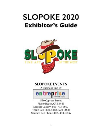 SLOPOKE 2020 EXHIBITOR GUIDE