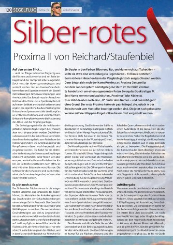 Datenblatt Segelflug - Staufenbiel