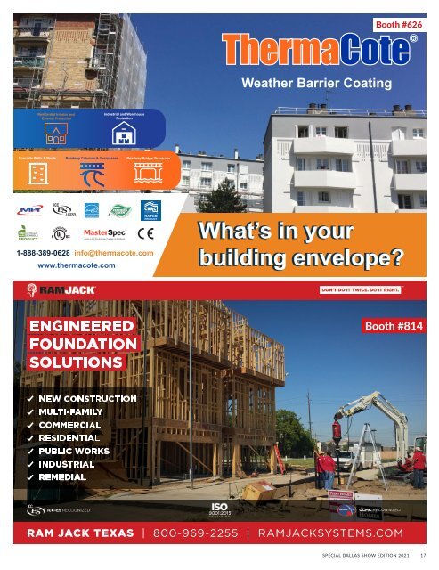 Construction Monthly Magazine | Dallas 2021 Build Expo Show Edition