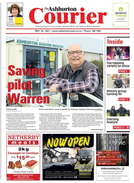 Ashburton Courier: May 21, 2021