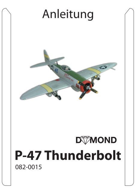 Anleitung zu P-47 Thunderbolt - Staufenbiel