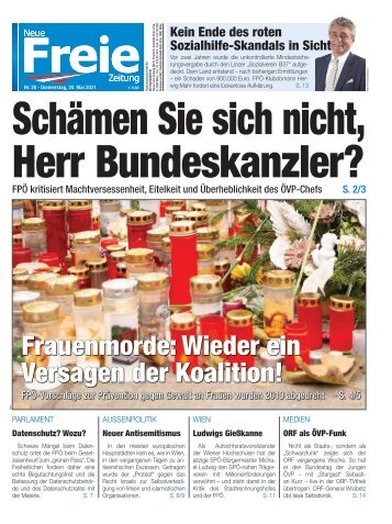 Schämen Sie sich nicht, Herr Bundeskanzler?