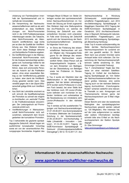 Download (PDF) - Sportwissenschaftlicher Nachwuchs