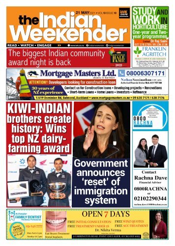 The Indian Weekender, 21 May 2021