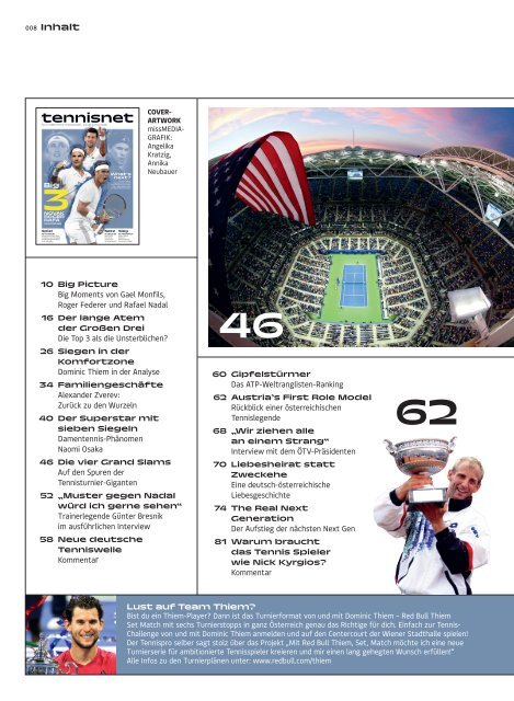 tennisnetMAGAZIN 2021 Deutschland