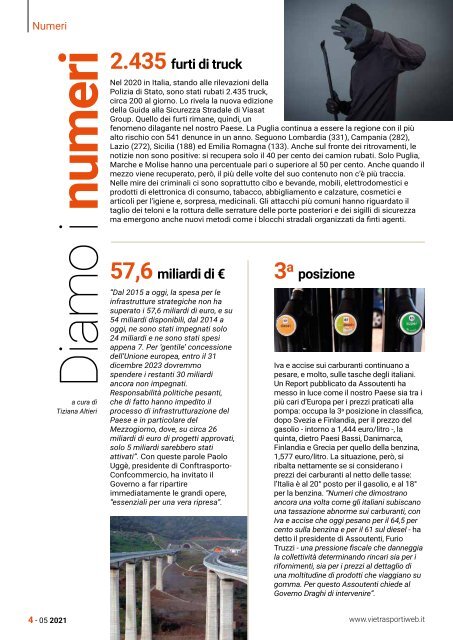 Vie&trasporti n.849 maggio 2021