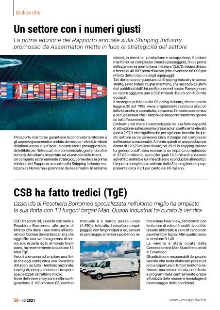 Vie&trasporti n.849 maggio 2021