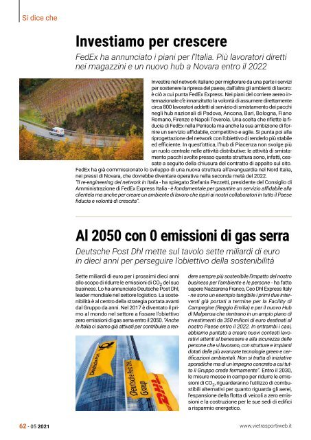 Vie&trasporti n.849 maggio 2021