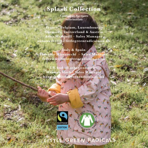 Little Green Radicals SS22 Rainwear