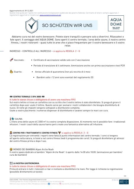 Hygieneinfos Therme IT