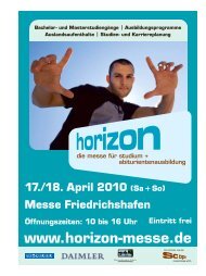 ANGEBOT KURZINFO AUSSTELLER No - Horizon