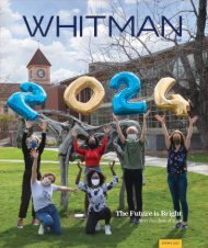 Whitman Magazine Spring 2021