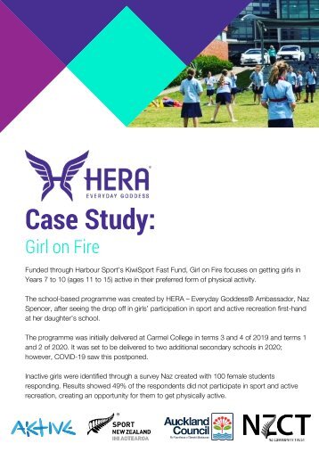 Hera Everyday Goddess- Girl on Fire Case Study