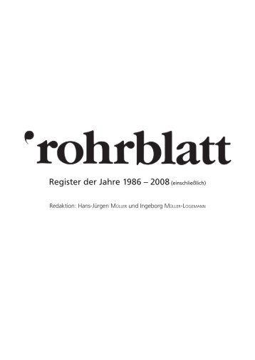 rohrblatt herunterladen (PDF, 1.9 MB) - Deutsche Klarinetten ...