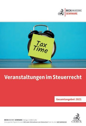 Steuerrecht 2021