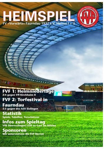 HEIMSPIEL - FV Vorwärts Faurndau