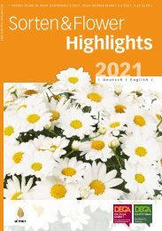 DEGA GARTENBAU / GRÜNER MARKT - Sorten und Flower Highlights 2021