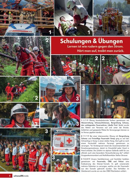 Mitgliederzeitung Rotes Kreuz Schwaz 2019 Ausgabe 2