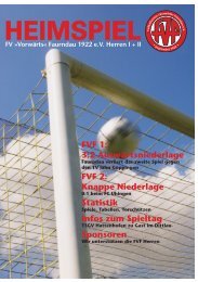 HEIMSPIEL - FV Vorwärts Faurndau