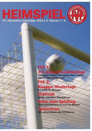 HEIMSPIEL - FV Vorwärts Faurndau