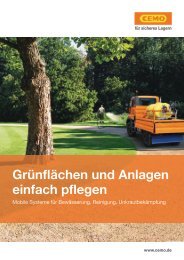 Grünanlagen und Anlagen einfach pflegen | Max Urech AG