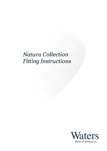 Natura Fitting Instructions