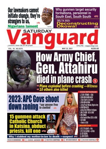 22052021 - How Army Chief Gen. Attahiru died in plane crash