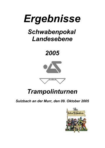 09.10. Schwabenpokal Landesebene, Sulzbach - Schwäbischer ...