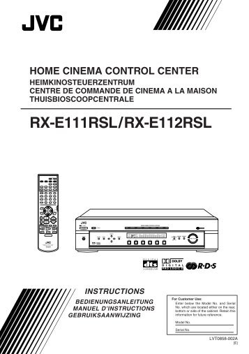 JVC RX-E112R