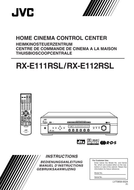 JVC RX-E112R